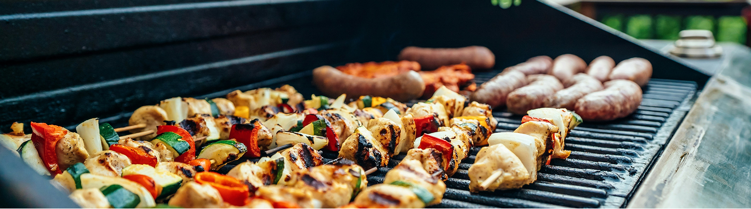 On the grill