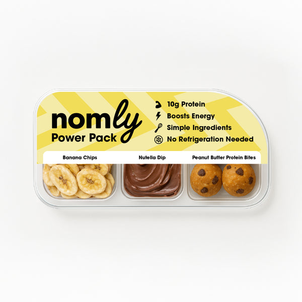 Peanut Butter Bite, Banana Chips and Hazelnut Spread Pack (Pack of 4)
